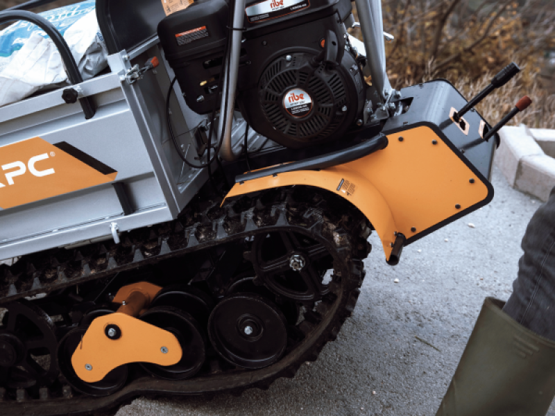 Technologie RBS: Permet à la machine de s’adapter facilement à n’importe quel terrain