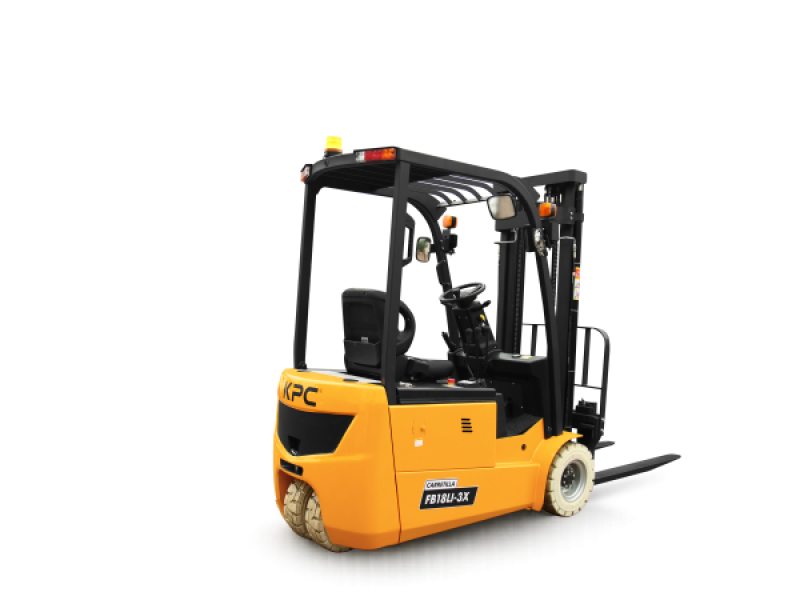 Chariot élévateur électrique FB18Li-3X – Vue arrière