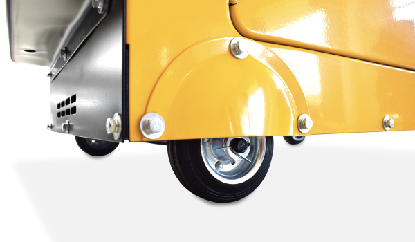 Roues de transport avec plaque de protection