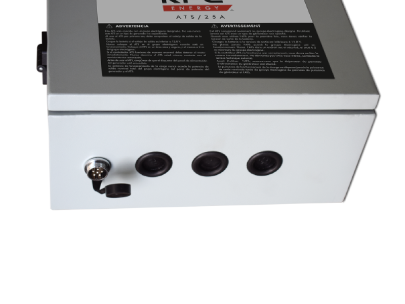 Orifices de passage de câbles dans la parte inférieure