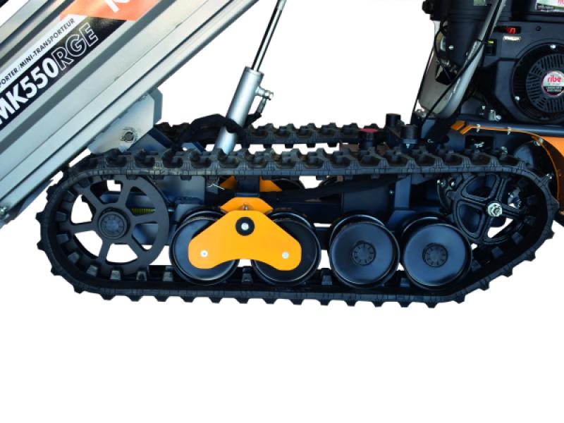 Technologie RBS: Permet à la machine de s’adapter facilement à n’importe quel terrain